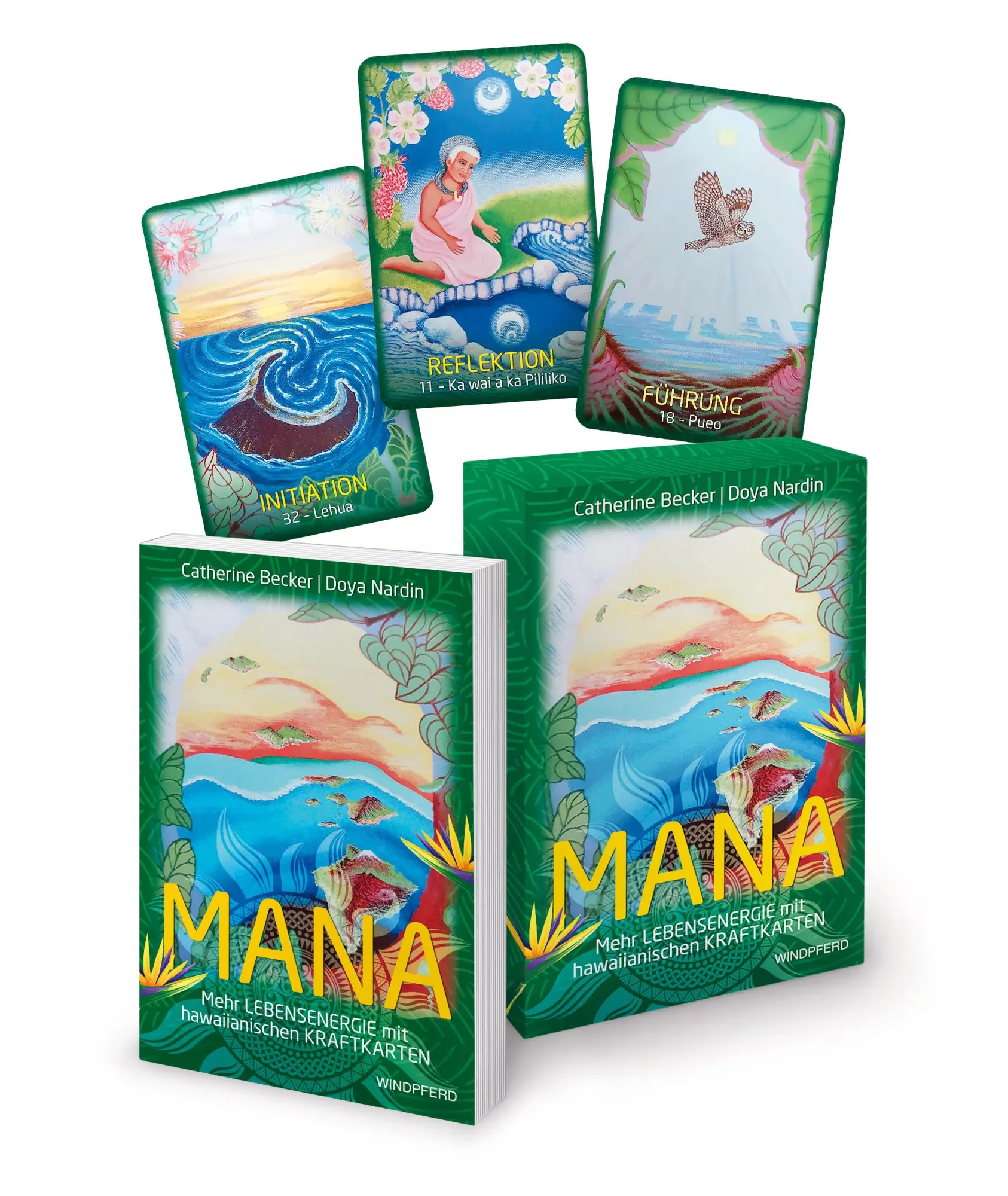 Cover: 9783864104107 | Mana: Mehr Lebensenergie mit hawaiianischen Kraftkarten | Becker | Box
