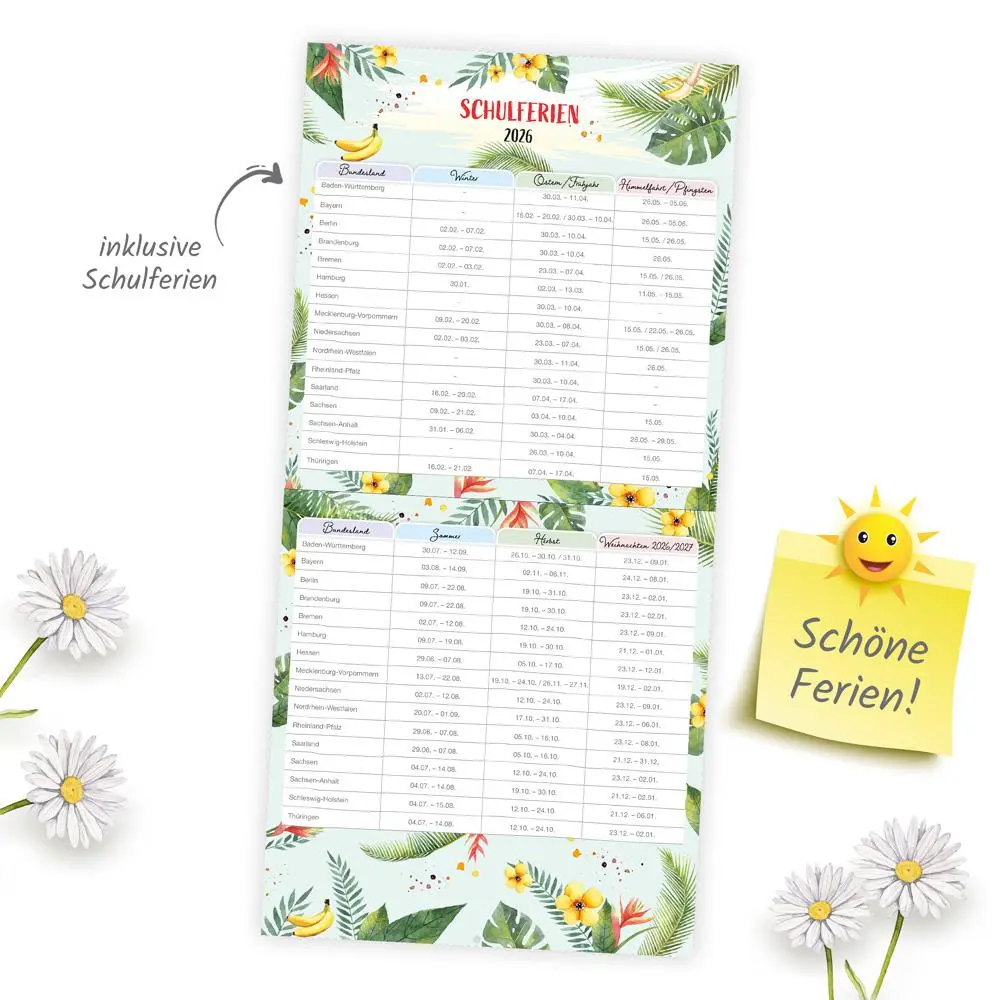 Bild: 9783988024107 | Trötsch Broschürenkalender Familienplaner 2026 | Wandplaner | KG