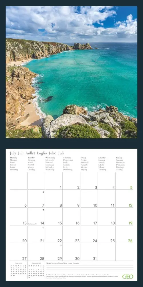 Bild: 4069095004207 | GEO - Amazing Nature 2026 - Wandkalender 30x30 cm (offen 30x60 cm),...