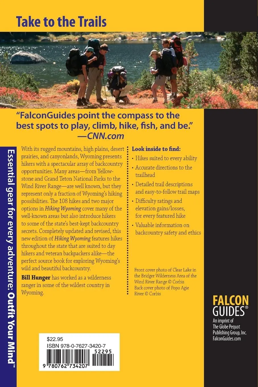 Rückseite: 9780762734207 | Hiking Wyoming | Bill Hunger | Taschenbuch | Kartoniert / Broschiert