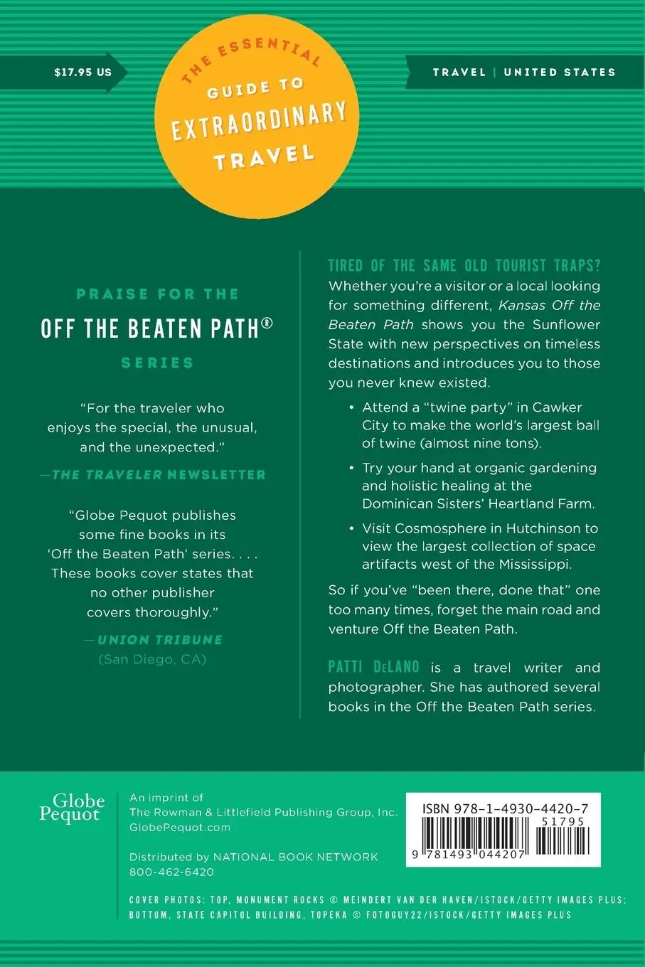 Rückseite: 9781493044207 | Kansas Off the Beaten Path® | Discover Your Fun | Patti Delano | Buch