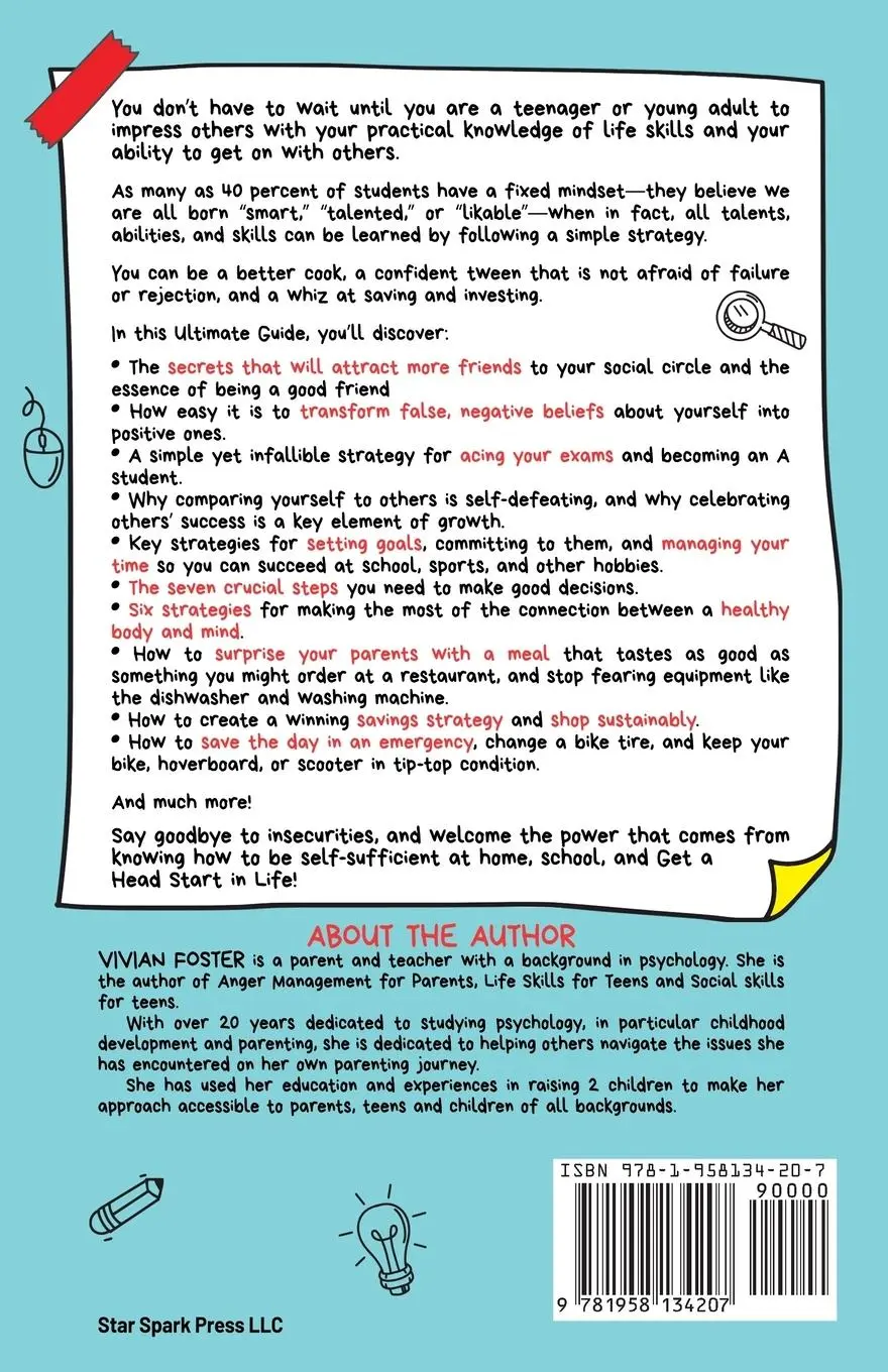 Rückseite: 9781958134207 | Ultimate Life Skills For Epic Tweens | Vivian Foster | Taschenbuch