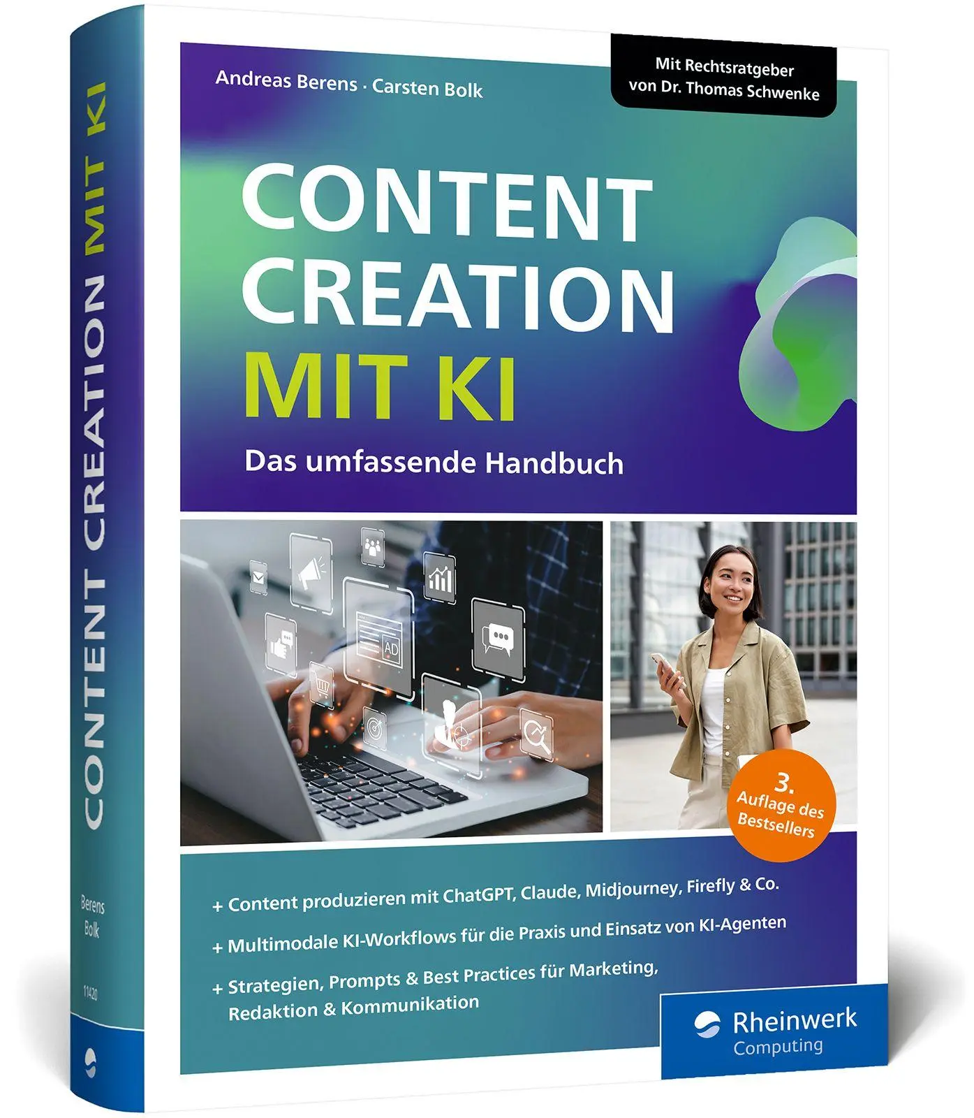 Cover: 9783367114207 | Content Creation mit KI | Das umfassende Handbuch | Berens (u. a.)