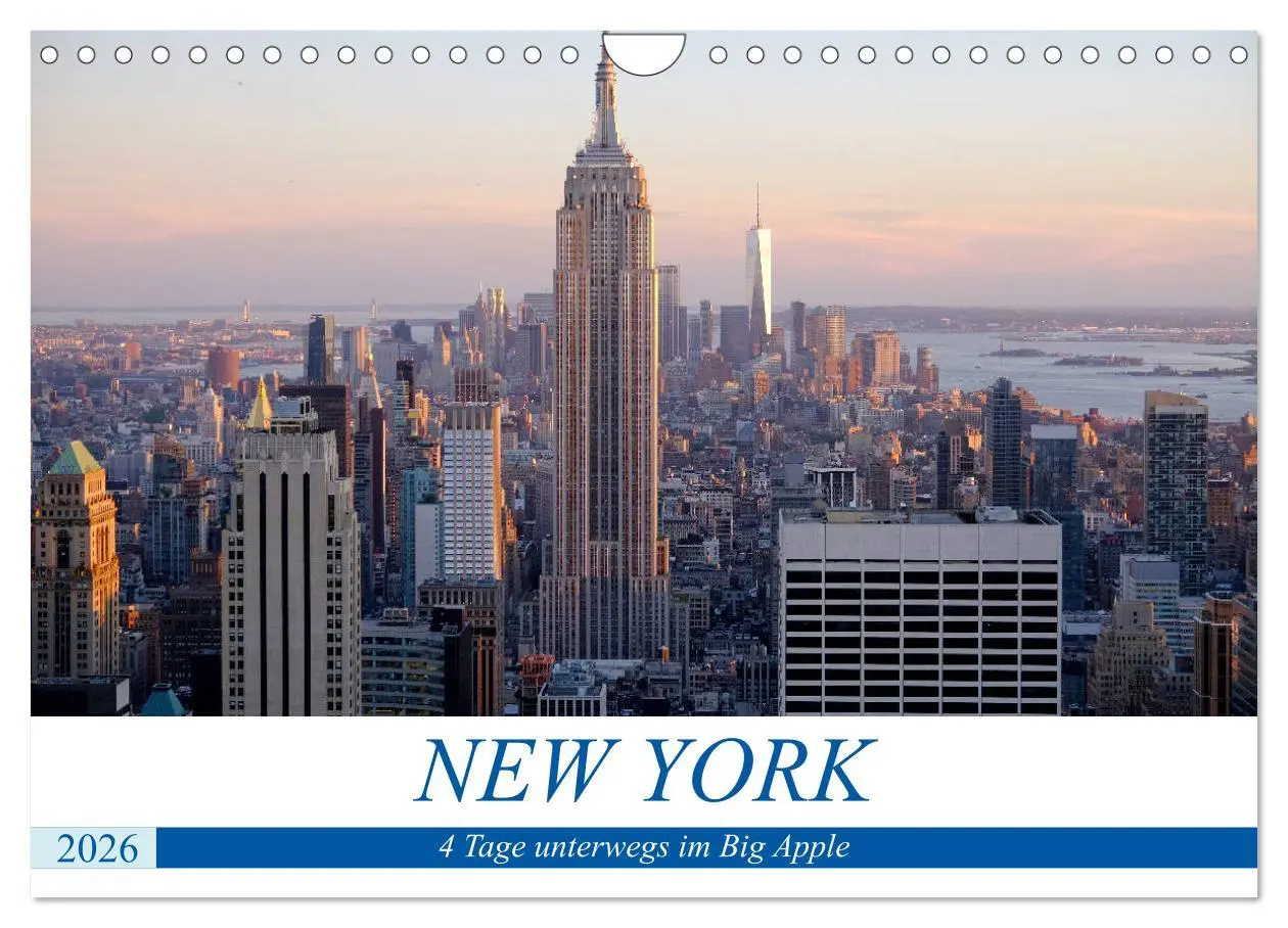 Cover: 9783457824207 | New York - 4 Tage unterwegs im Big Apple (Wandkalender 2026 DIN A4...