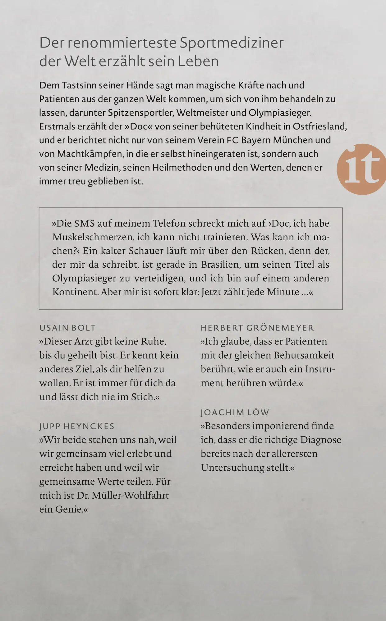 Rückseite: 9783458364207 | Mit den Händen sehen | Mein Leben und meine Medizin | Müller-Wohlfahrt