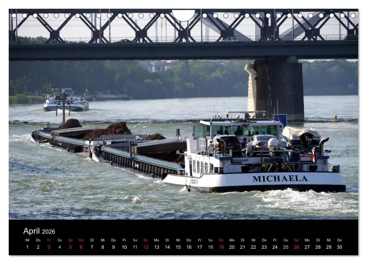 Bild: 9783516224207 | Binnenschiff Ahoi! (Wandkalender 2026 DIN A4 quer), CALVENDO...