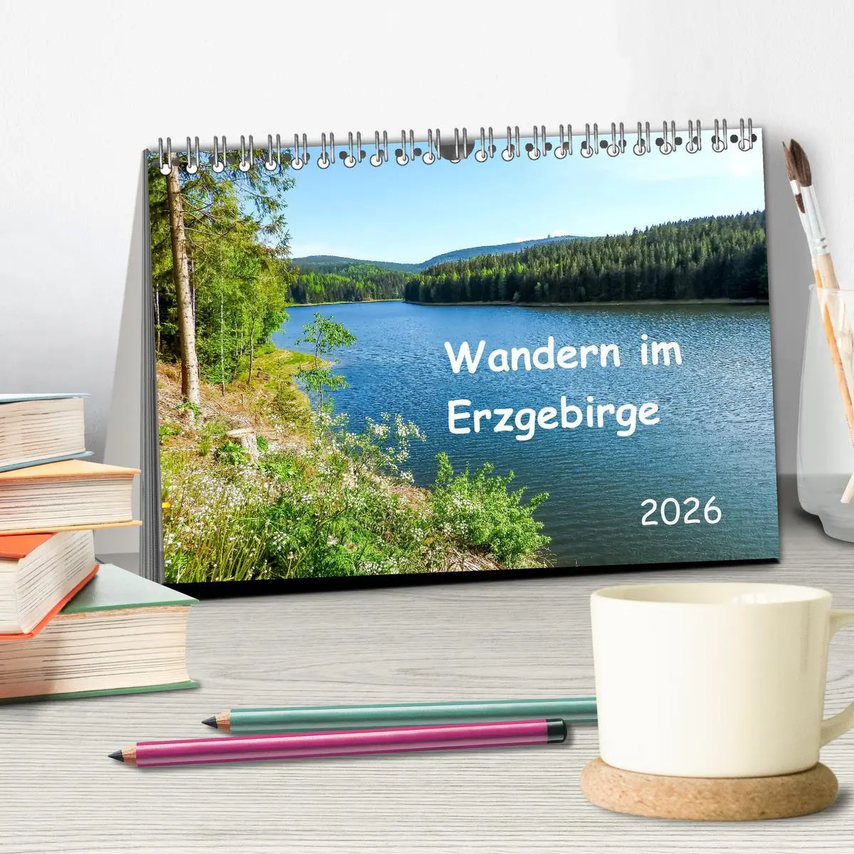 Bild: 9783457814307 | Wandern im Erzgebirge (Tischkalender 2026 DIN A5 quer), CALVENDO...
