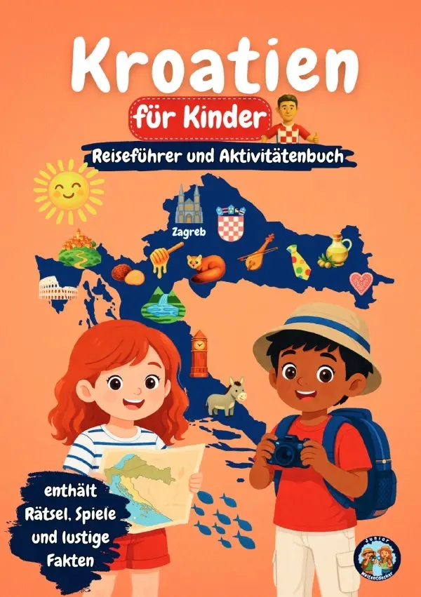Cover: 9783565414307 | Kroatien für Kinder - Reiseführer und Aktivitätenbuch | Sylvia Mixam