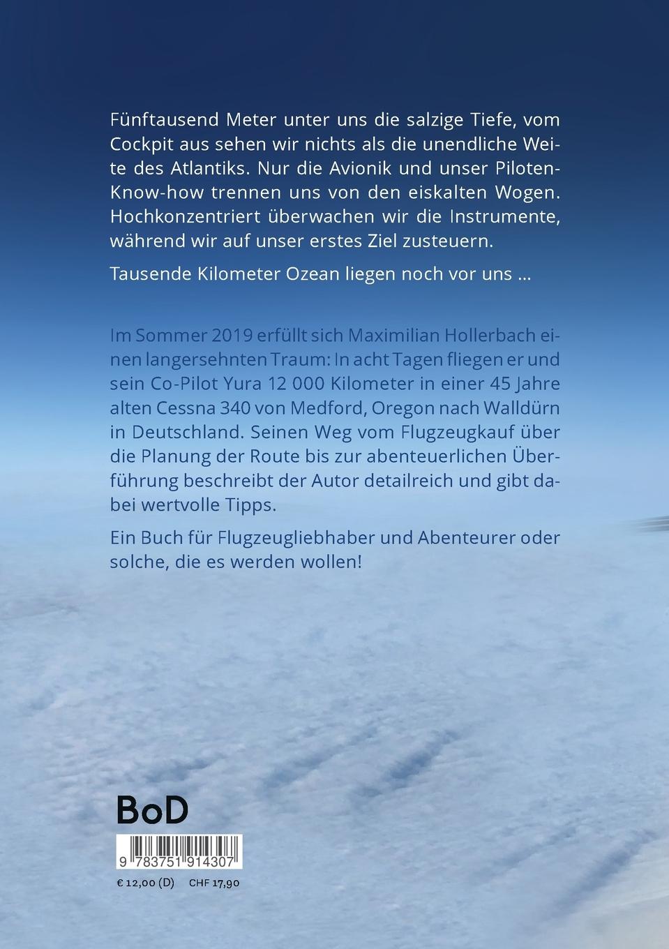 Rückseite: 9783751914307 | 3000 Kilometer nur Ozean | Maximilian Hollerbach | Taschenbuch | 2020