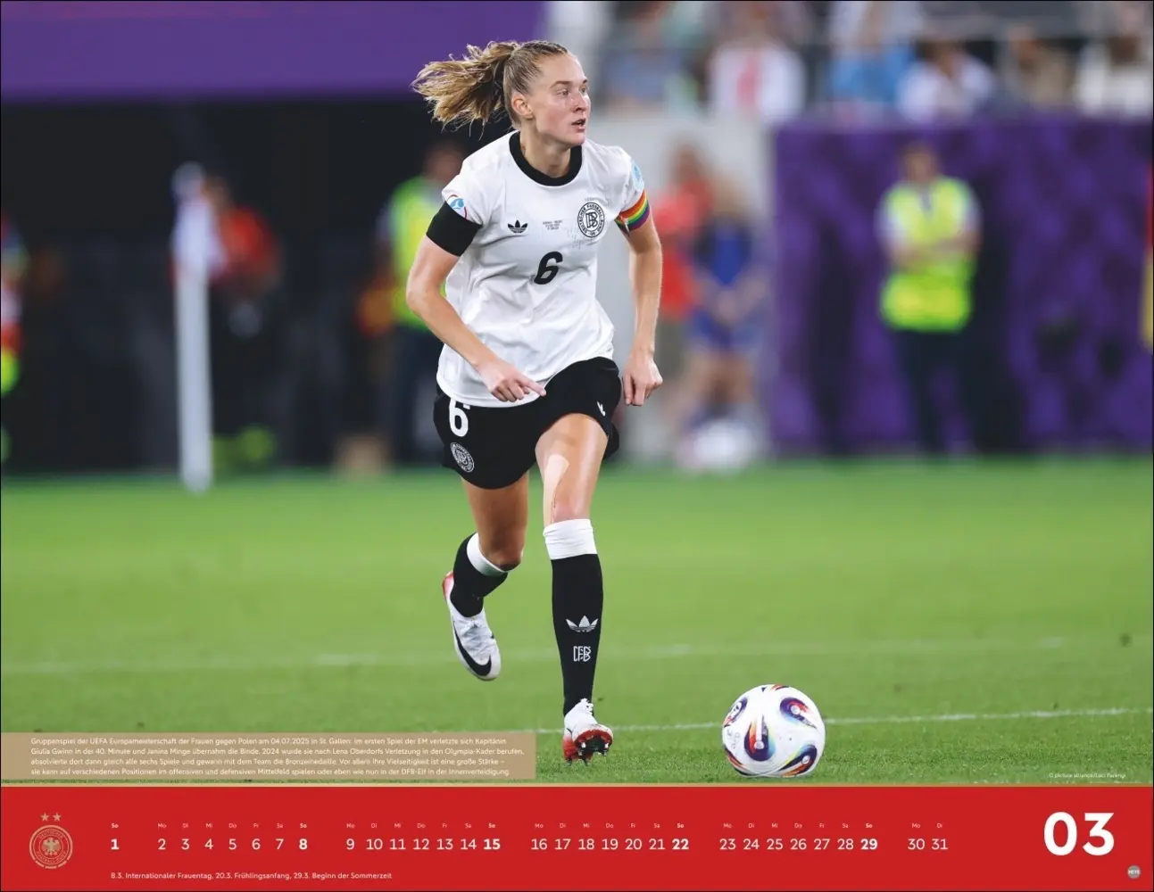 Bild: 9783756414307 | DFB Frauen Posterkalender 2026 | Kalender | Spiralbindung | Deutsch
