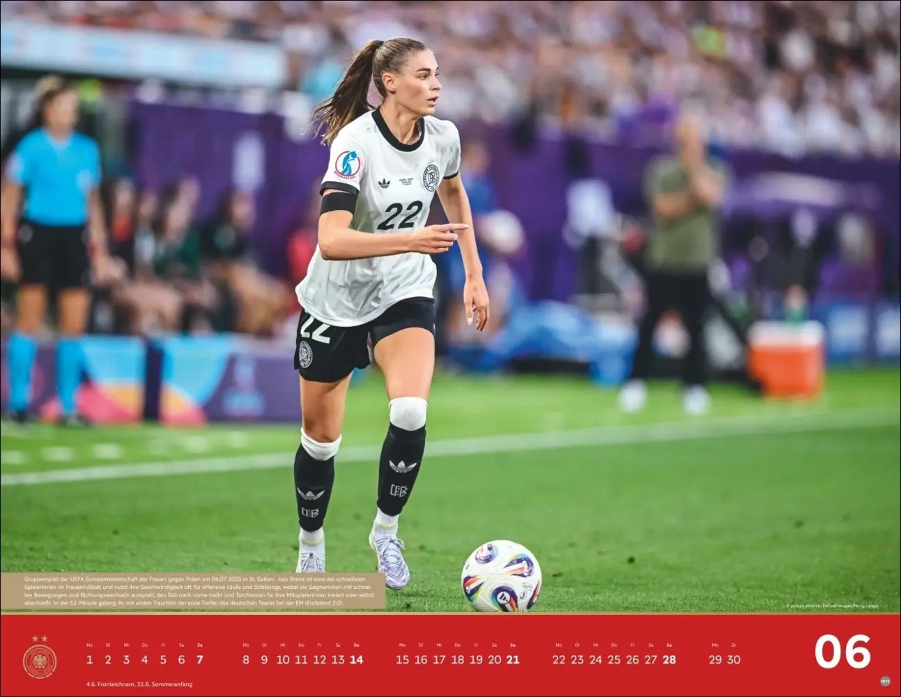 Bild: 9783756414307 | DFB Frauen Posterkalender 2026 | Kalender | Spiralbindung | Deutsch