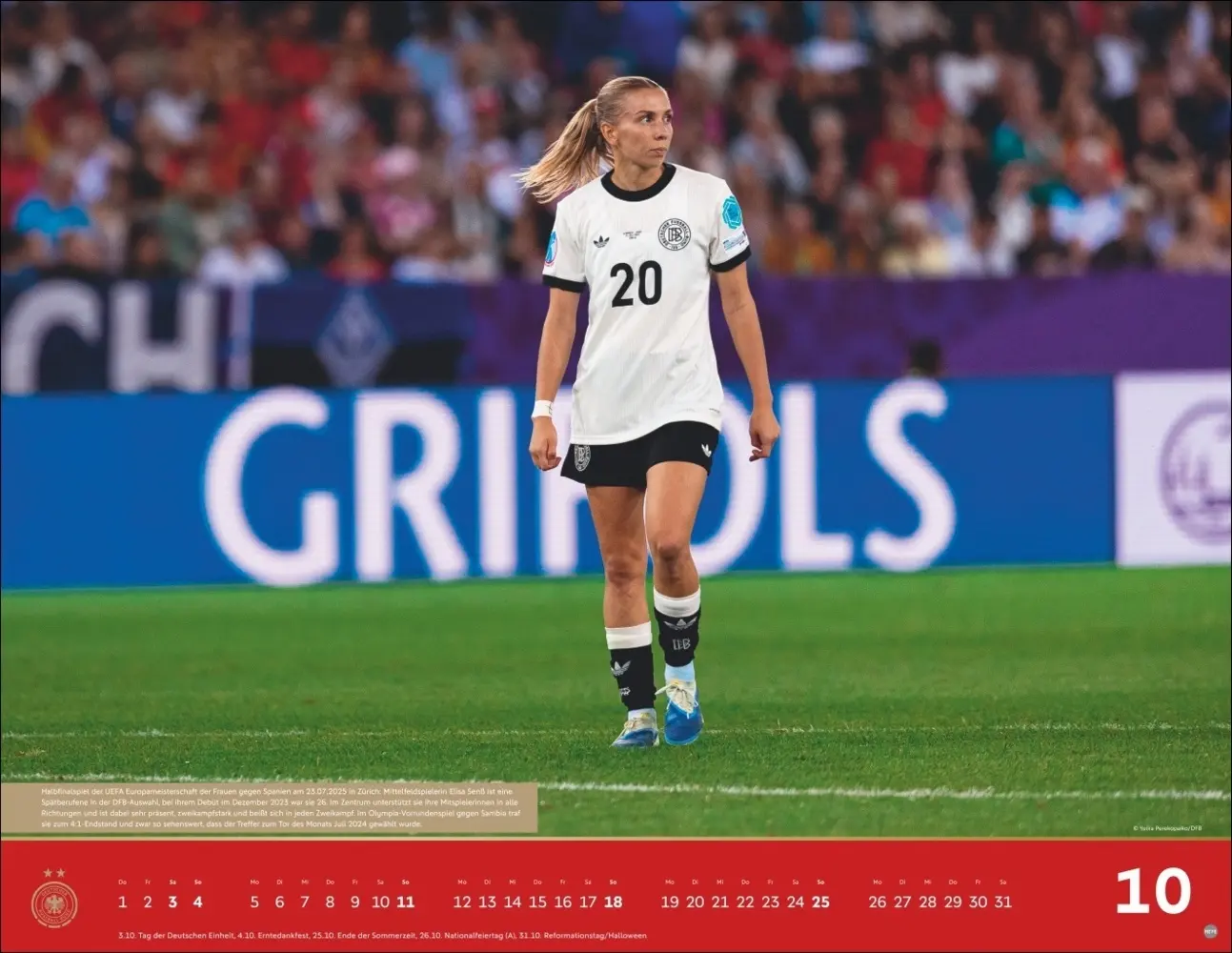 Bild: 9783756414307 | DFB Frauen Posterkalender 2026 | Kalender | Spiralbindung | Deutsch