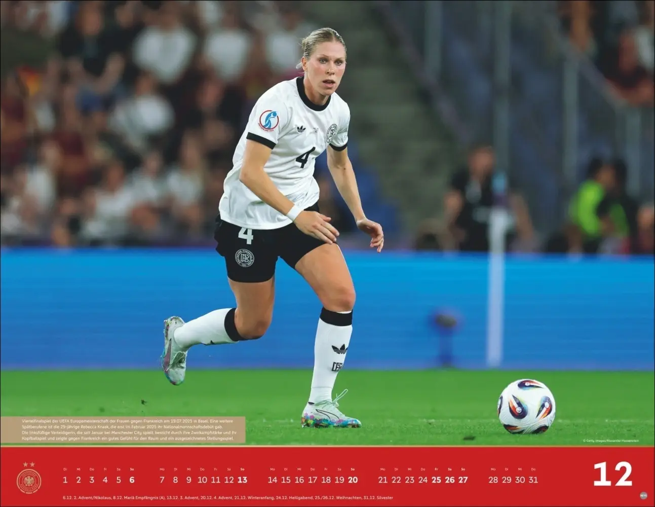 Bild: 9783756414307 | DFB Frauen Posterkalender 2026 | Kalender | Spiralbindung | Deutsch