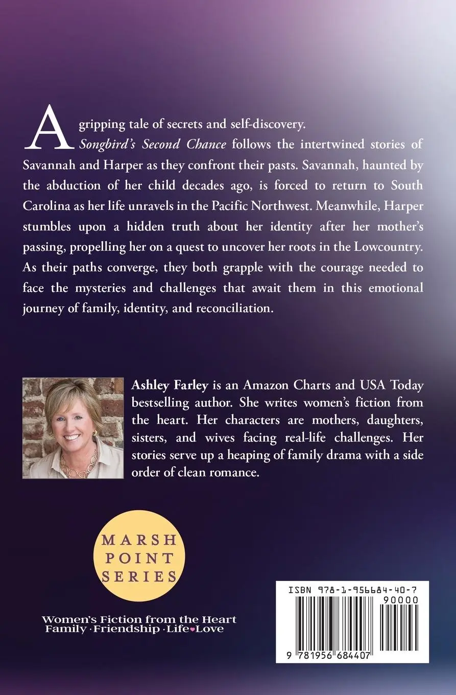 Rückseite: 9781956684407 | Songbird's Second Chance | Ashley Farley | Taschenbuch | Englisch