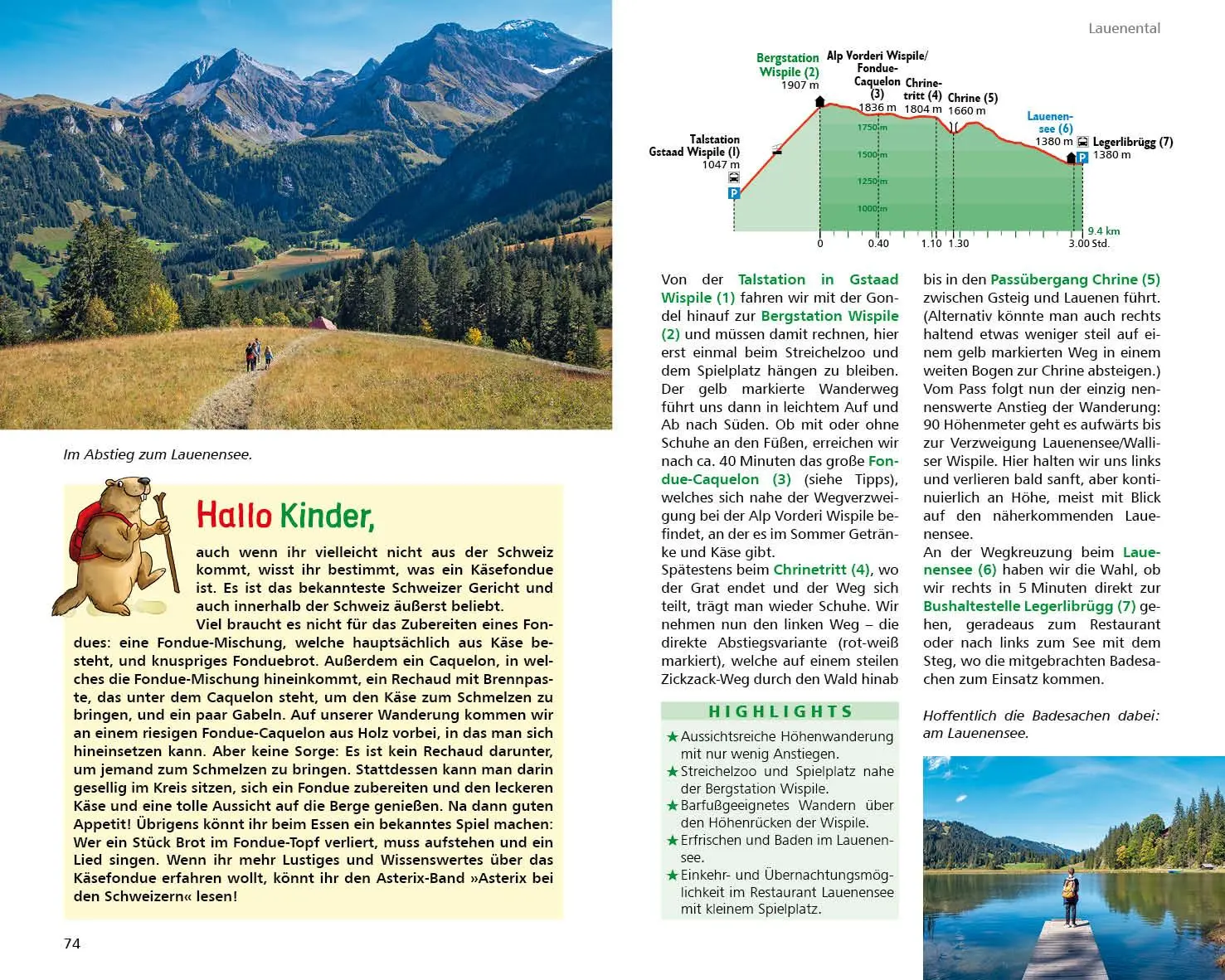 Bild: 9783763334407 | ErlebnisWandern mit Kindern Berner Oberland | Bernd Jung (u. a.)