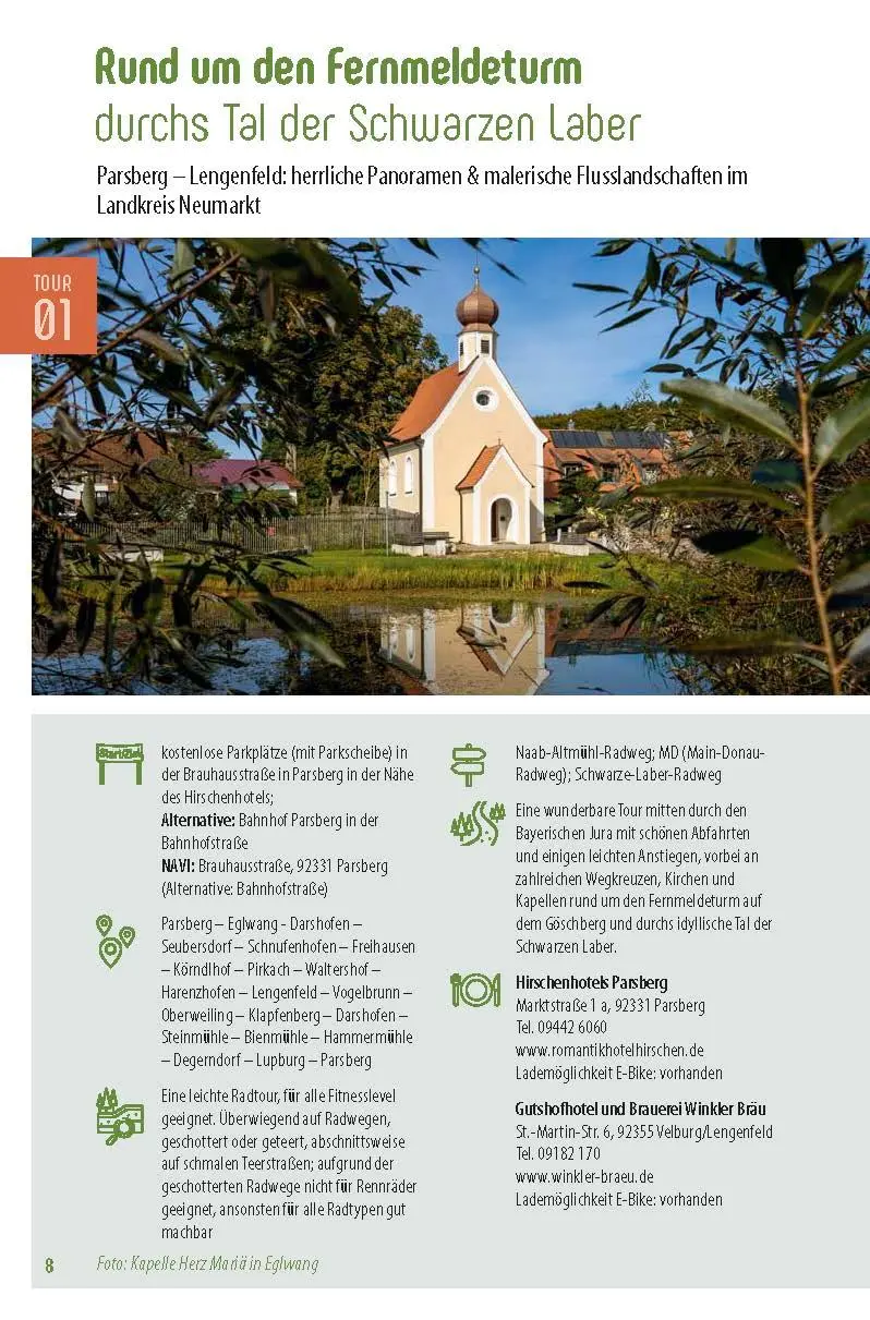 Bild: 9783955874407 | Genussradeln Bayerischer Jura | Martin Ehrensberger | Taschenbuch