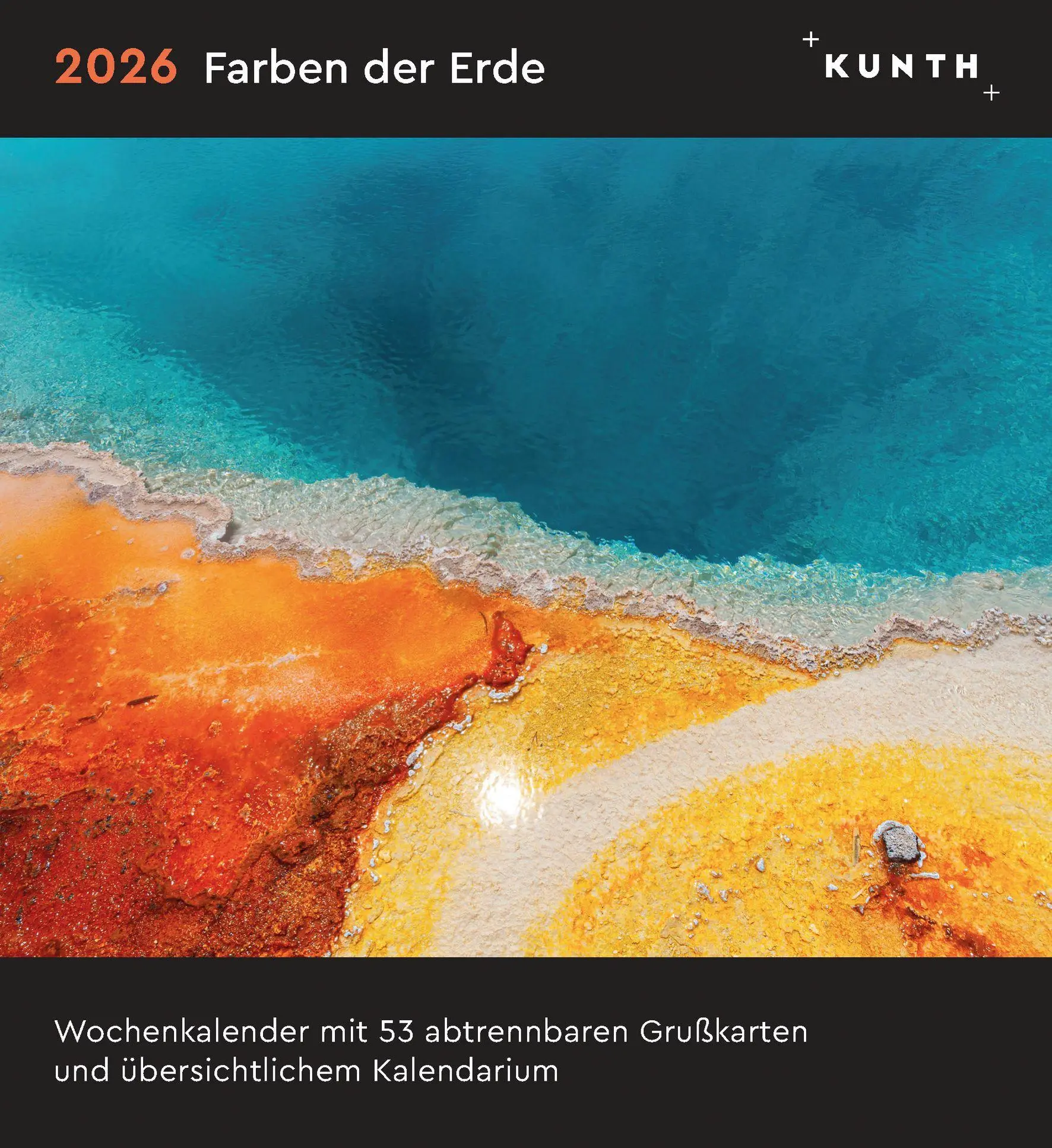 Cover: 9783965914407 | Farben der Erde - KUNTH Postkartenkalender 2026 | Kalender | 53 S.