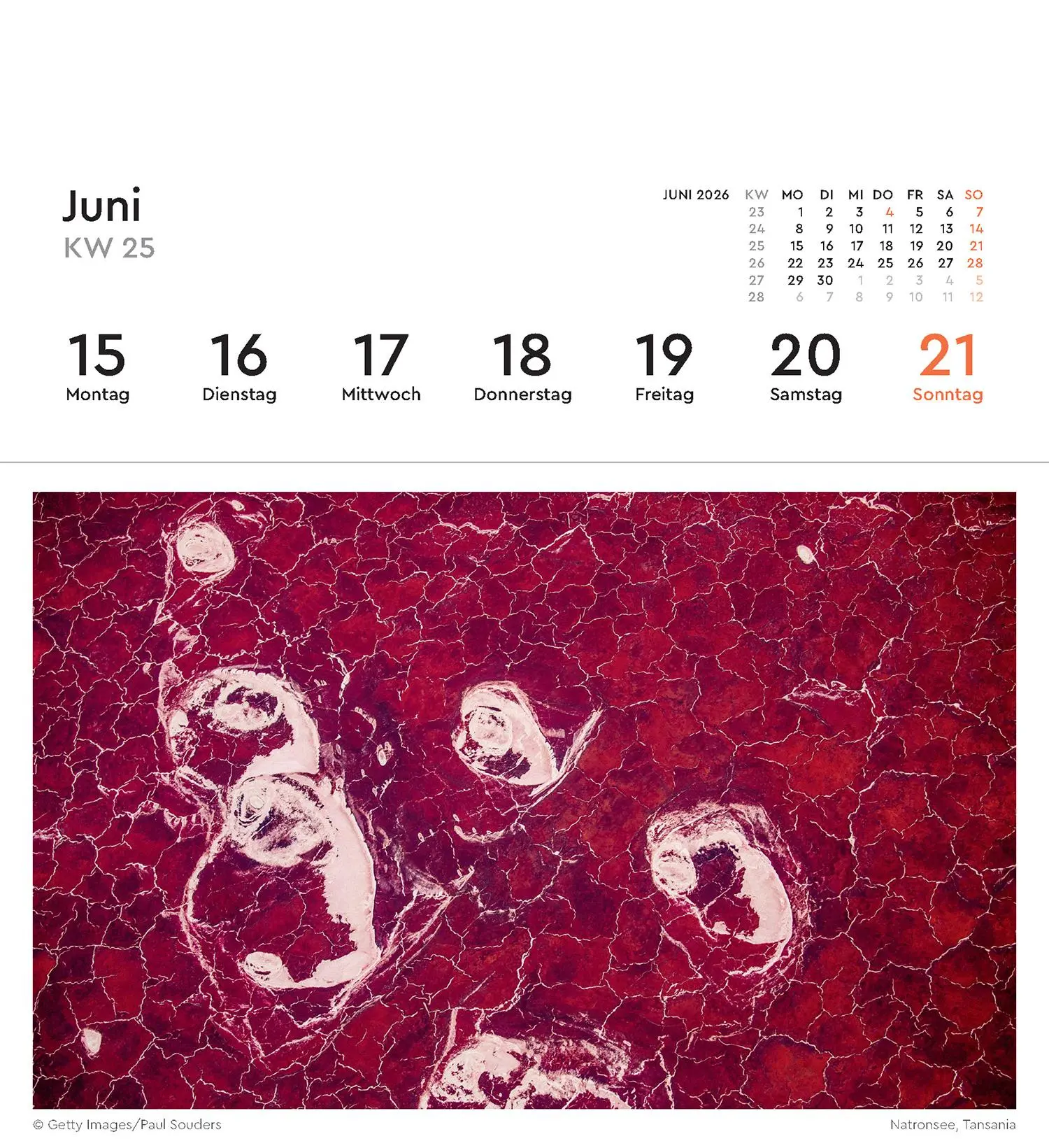 Bild: 9783965914407 | Farben der Erde - KUNTH Postkartenkalender 2026 | Kalender | 53 S.