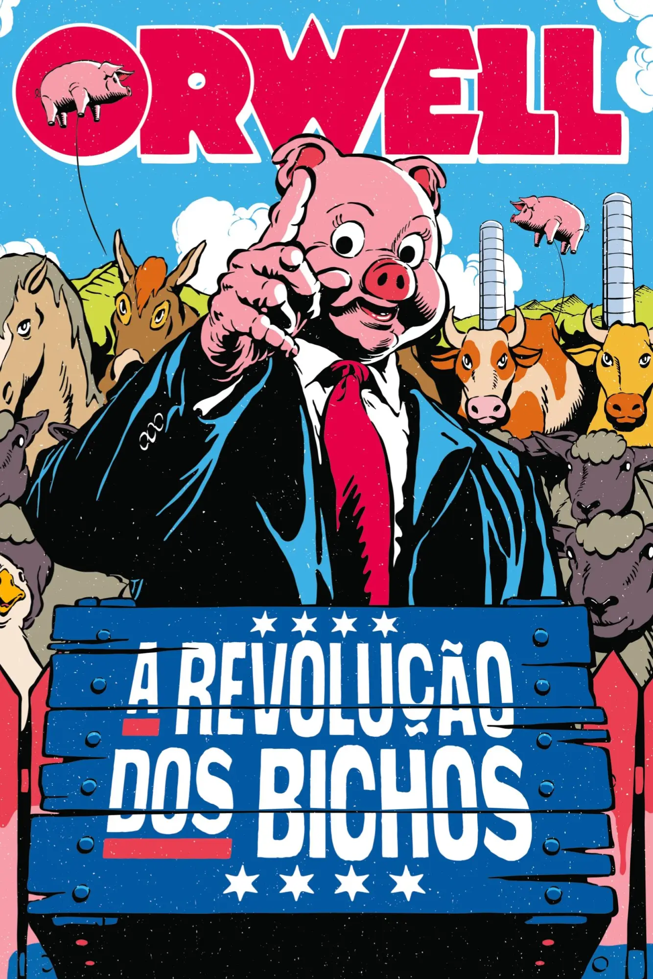 Cover: 9786586064407 | A revolução dos bichos | George Orwell | Taschenbuch | Portugiesisch