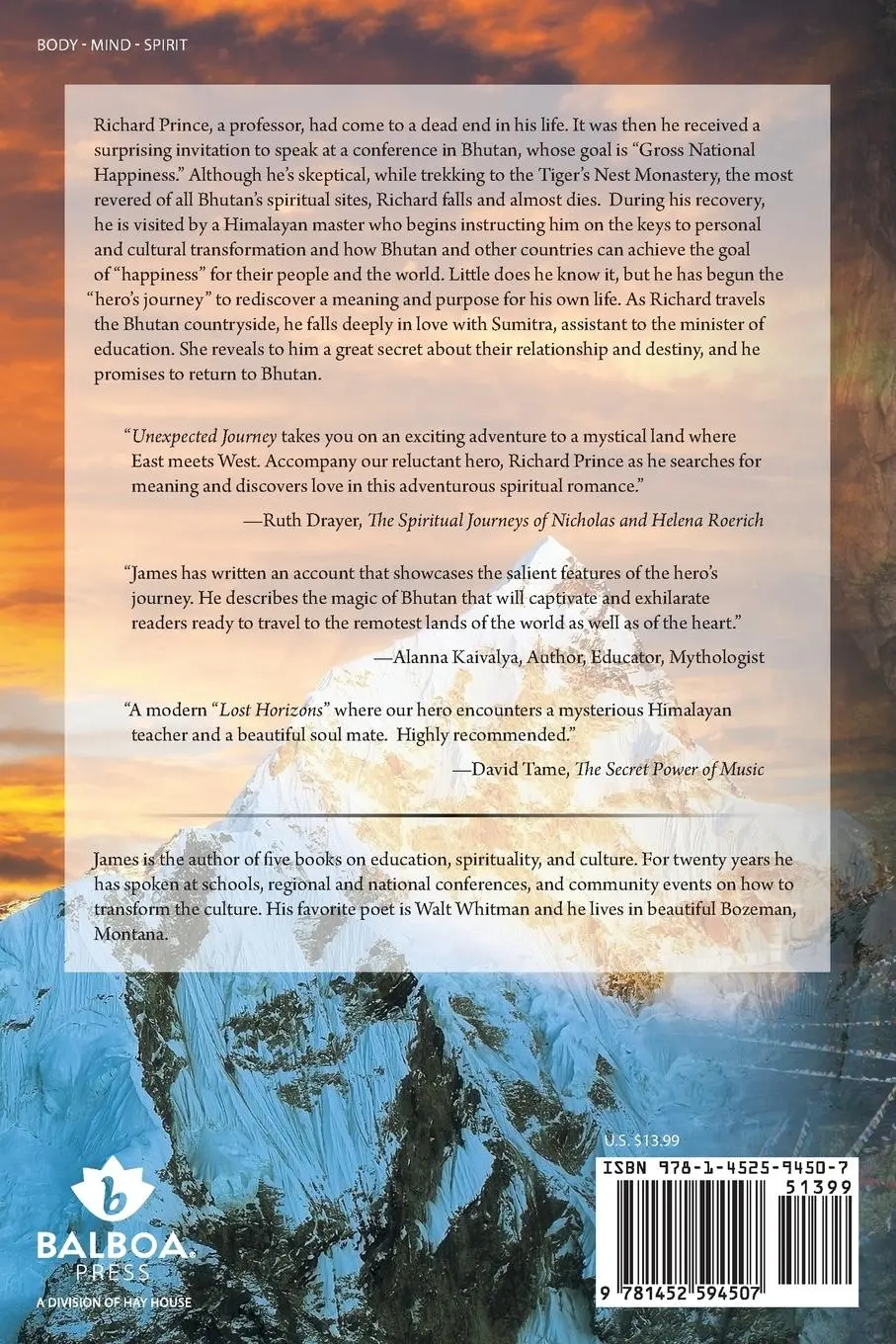 Rückseite: 9781452594507 | Unexpected Journey the Hero Awakes | Land of the Thunderdragons | Buch