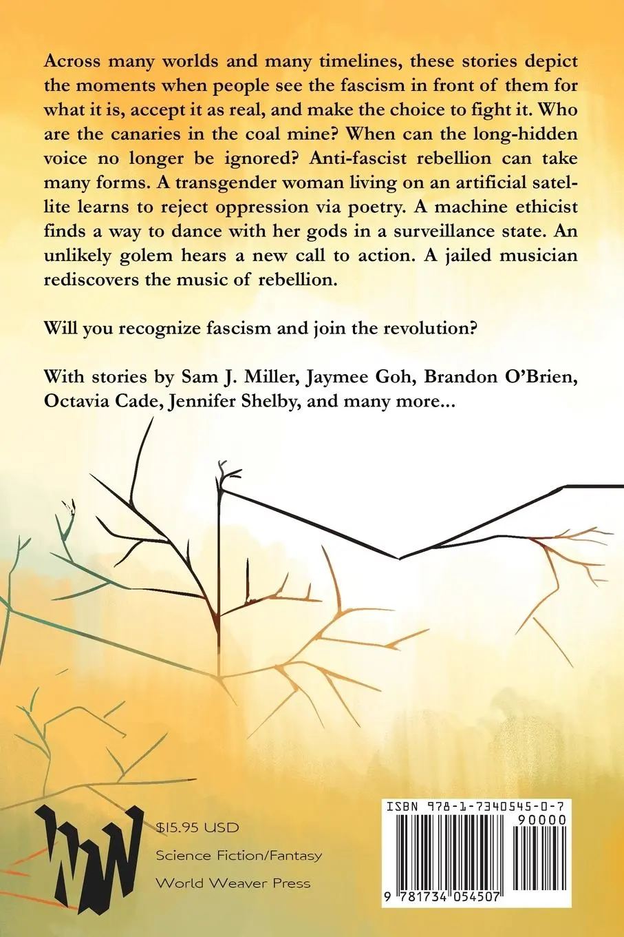 Rückseite: 9781734054507 | Recognize Fascism | A Science Fiction and Fantasy Anthology | Buch