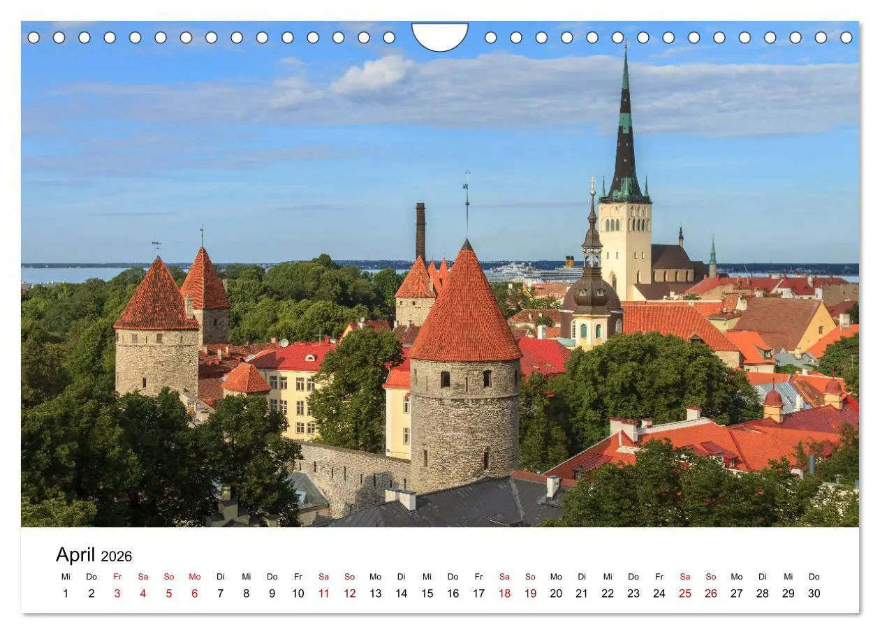 Bild: 9783457894507 | Baltische Länder (Wandkalender 2026 DIN A4 quer), CALVENDO...