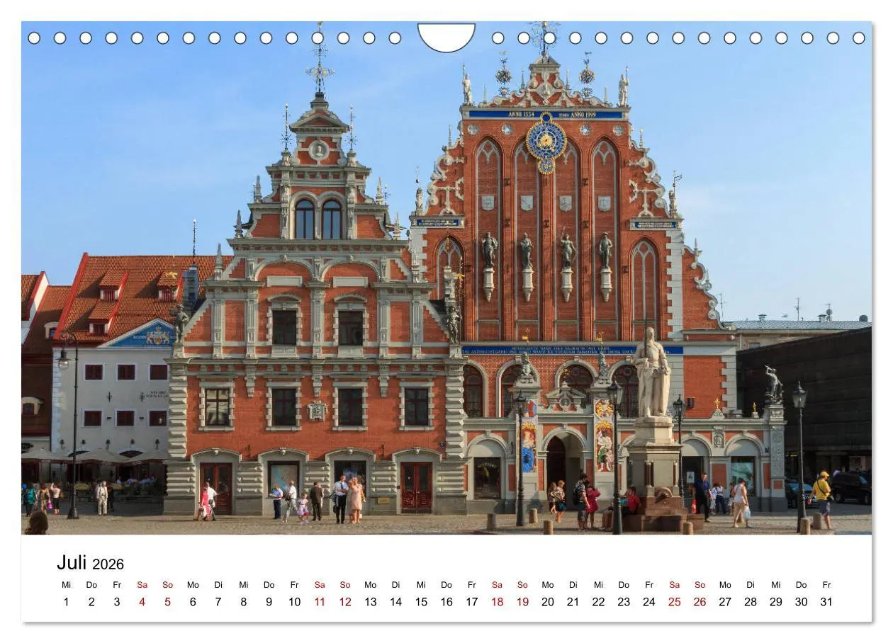 Bild: 9783457894507 | Baltische Länder (Wandkalender 2026 DIN A4 quer), CALVENDO...