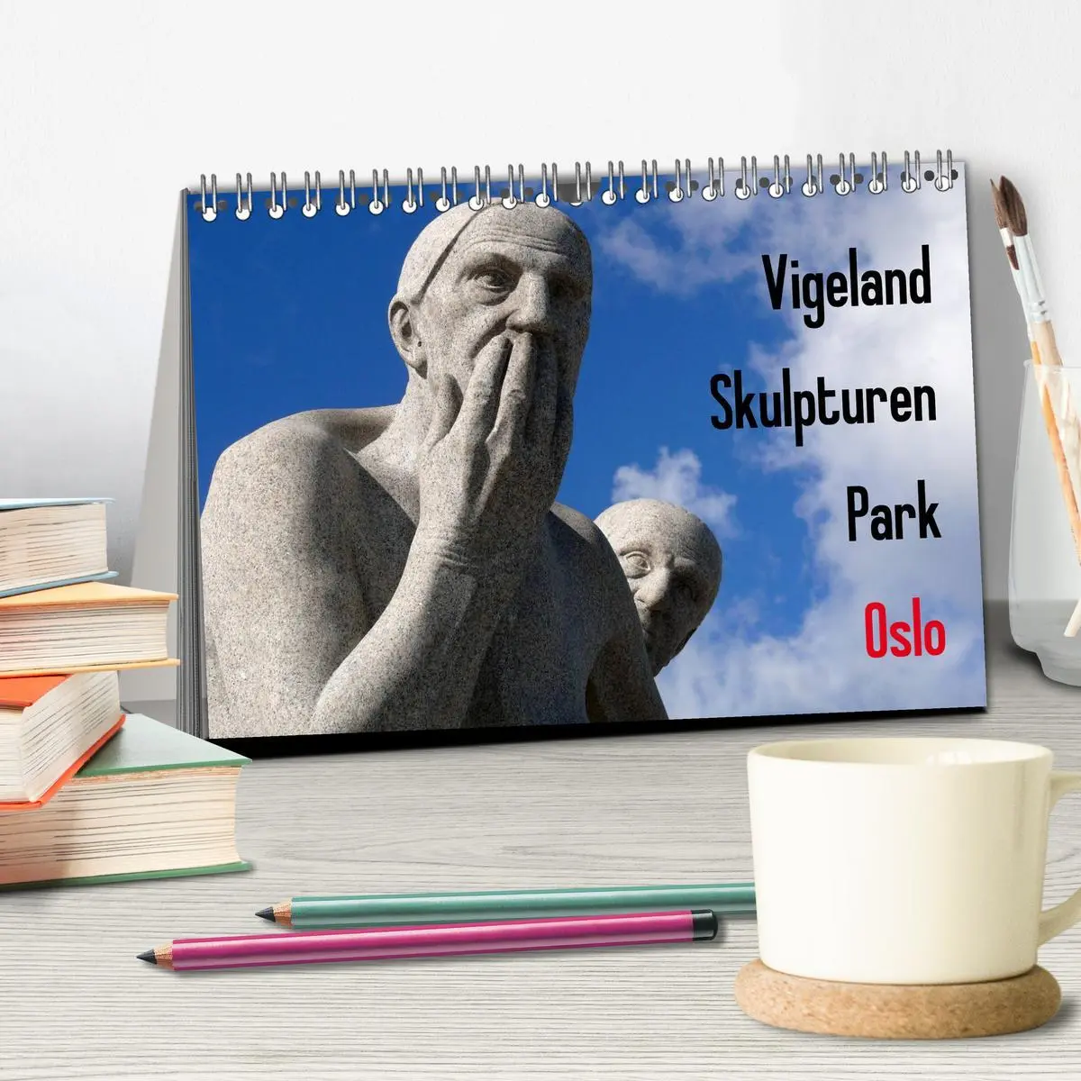 Bild: 9783516124507 | Vigeland Skulpturen Park Oslo (Tischkalender 2026 DIN A5 quer),...