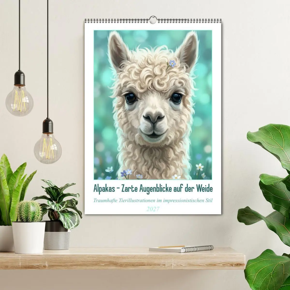 Bild: 9783516814507 | Alpakas - Zarte Augenblicke auf der Weide (Wandkalender 2027 DIN A2...