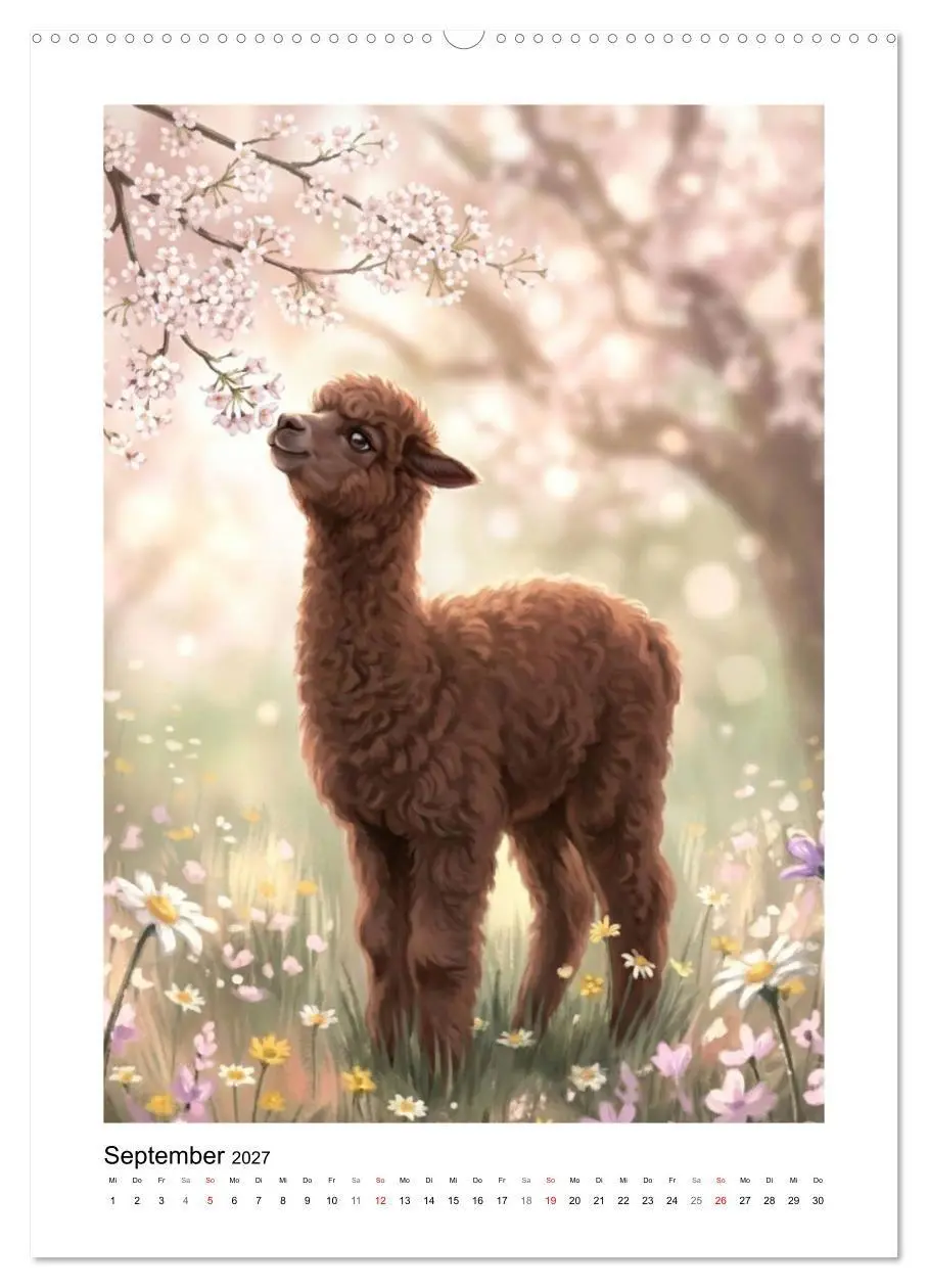 Bild: 9783516814507 | Alpakas - Zarte Augenblicke auf der Weide (Wandkalender 2027 DIN A2...