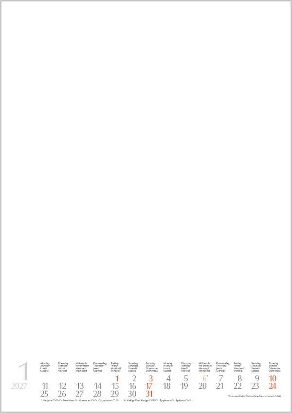 Bild: 9783819304507 | Foto-Malen-Basteln Bastelkalender A4 weiß 2027 | Verlag Korsch | 14 S.