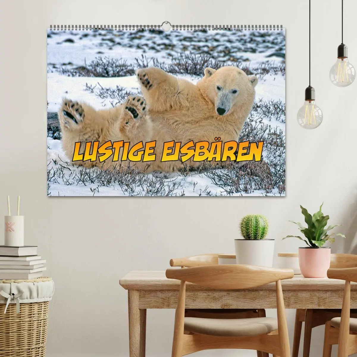 Bild: 9783457714607 | Lustige Eisbären (Wandkalender 2026 DIN A2 quer), CALVENDO...