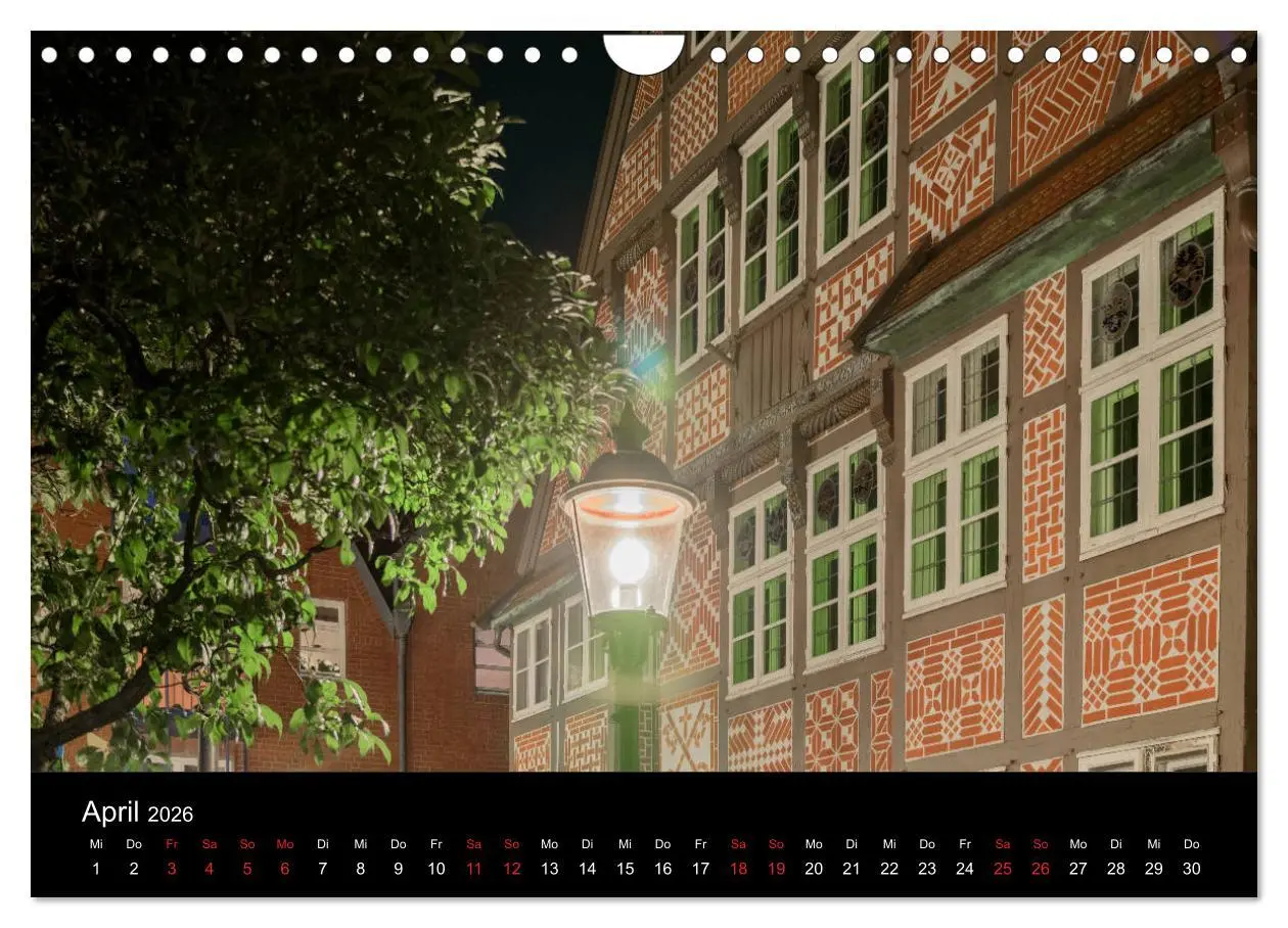 Bild: 9783457884607 | Buxtehude bei Nacht (Wandkalender 2026 DIN A4 quer), CALVENDO...