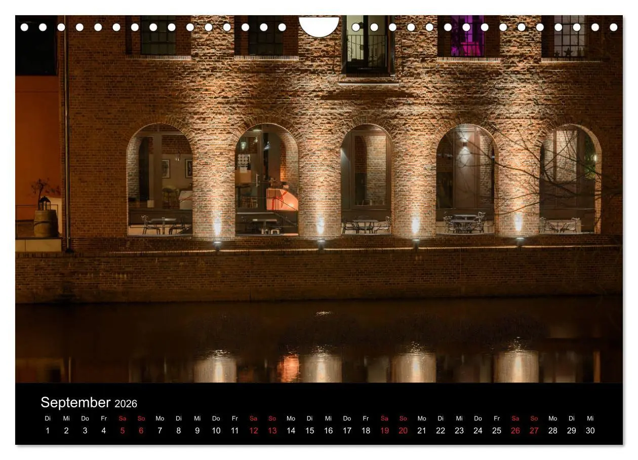 Bild: 9783457884607 | Buxtehude bei Nacht (Wandkalender 2026 DIN A4 quer), CALVENDO...