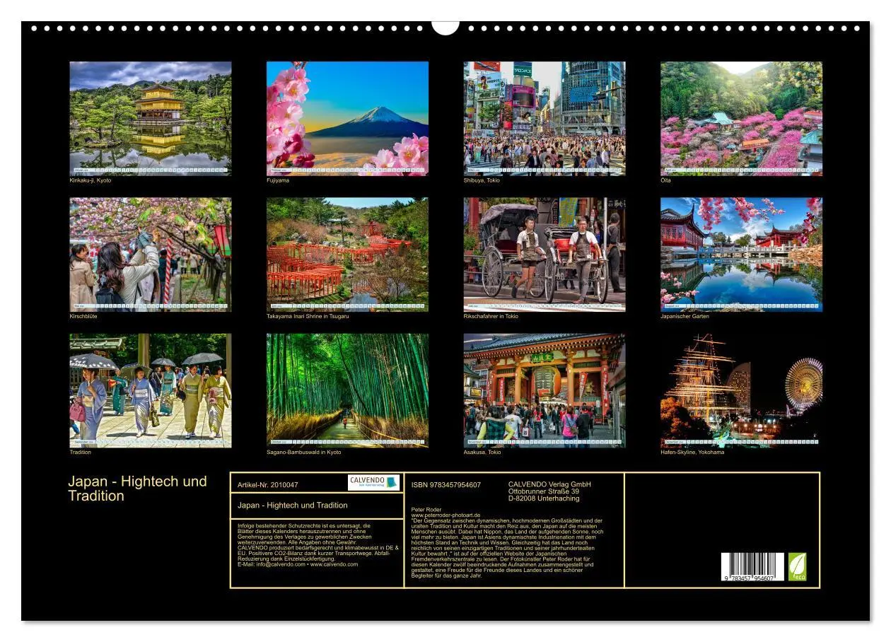 Bild: 9783457954607 | Japan - Hightech und Tradition (Wandkalender 2026 DIN A2 quer),...