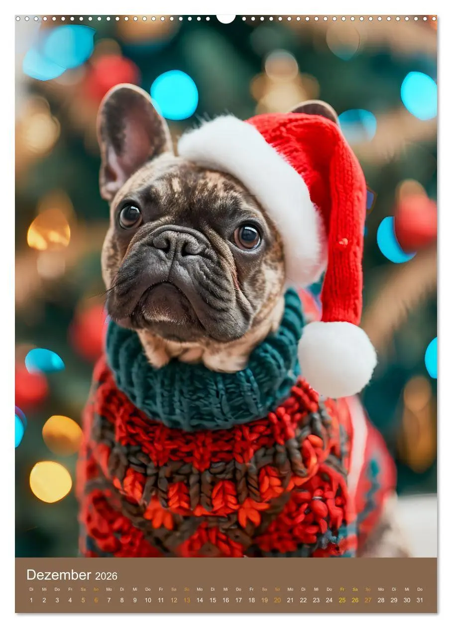 Bild: 9783516284607 | Frenchie Couture - Französische Bulldoggen in Strick-Chic...