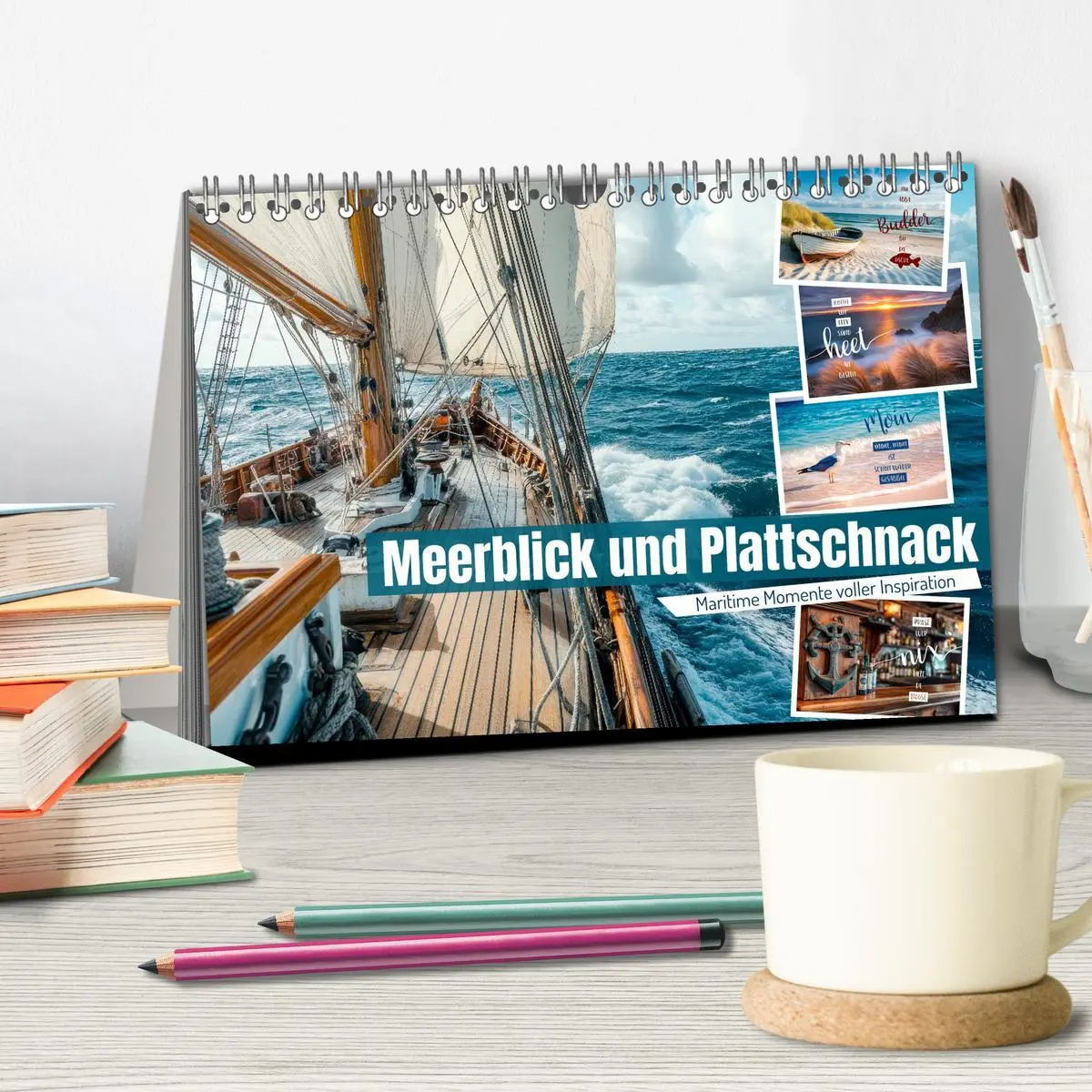 Bild: 9783516594607 | Meerblick und Plattschnack (Tischkalender 2026 DIN A5 quer),...