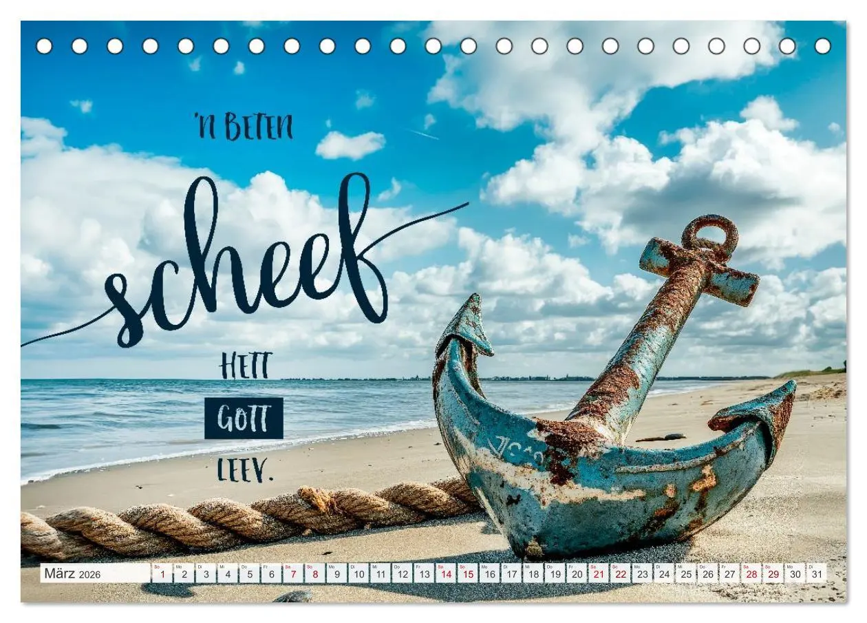 Bild: 9783516594607 | Meerblick und Plattschnack (Tischkalender 2026 DIN A5 quer),...