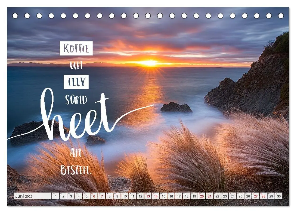 Bild: 9783516594607 | Meerblick und Plattschnack (Tischkalender 2026 DIN A5 quer),...