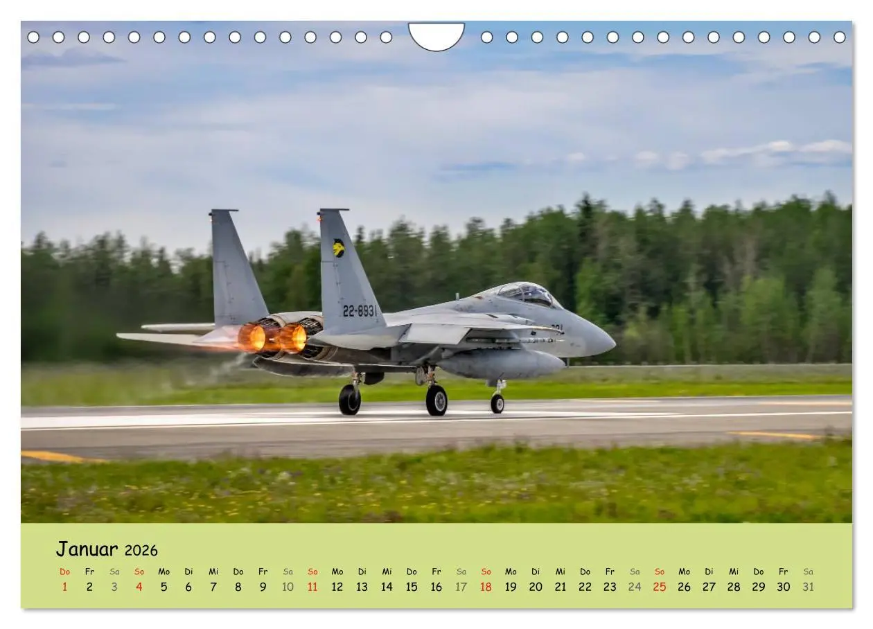 Bild: 9783516034707 | Luftüberlegenheit - Kampfjets in Aktion (Wandkalender 2026 DIN A4...