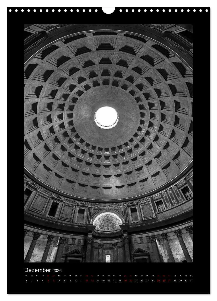 Bild: 9783516414707 | Monochrome Einblicke Rom (Wandkalender 2026 DIN A3 hoch), CALVENDO...