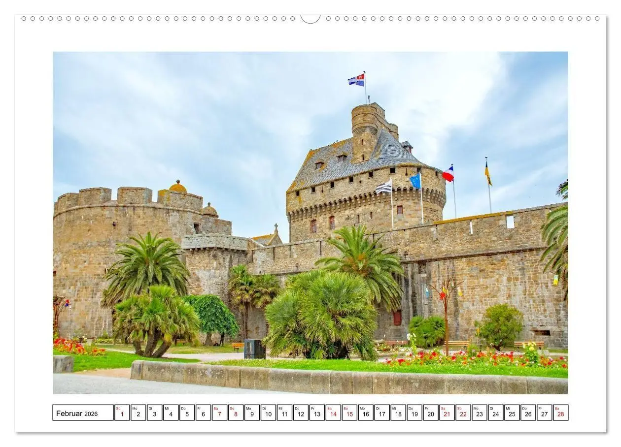 Bild: 9783516654707 | Saint Malo - charmante Hafenstadt (Wandkalender 2026 DIN A2 quer),...