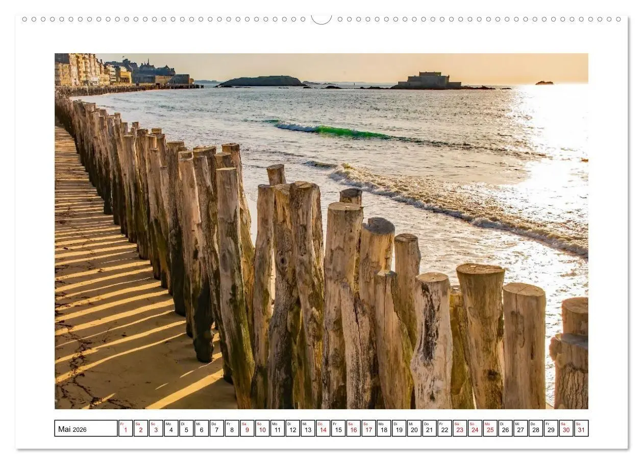 Bild: 9783516654707 | Saint Malo - charmante Hafenstadt (Wandkalender 2026 DIN A2 quer),...
