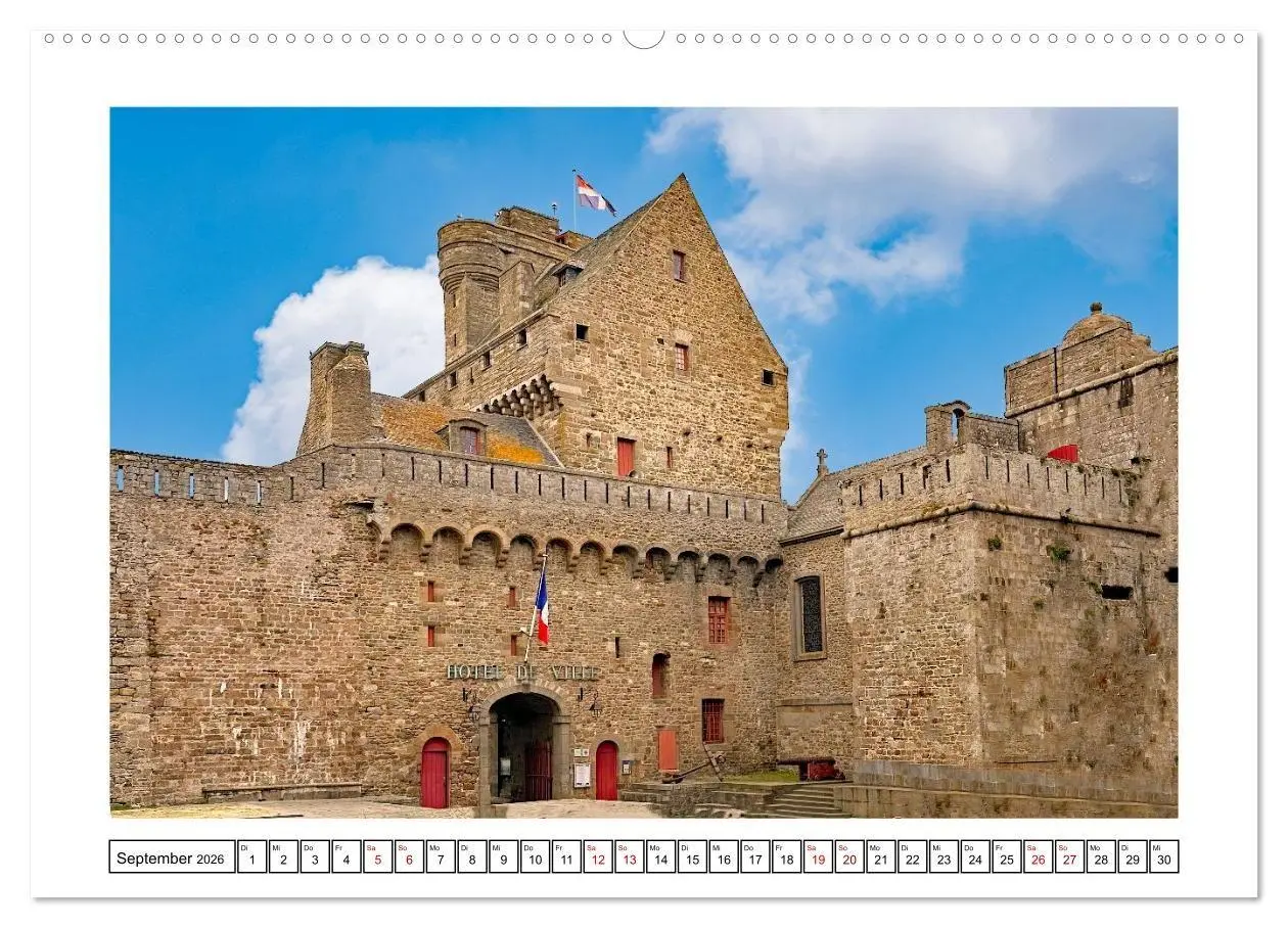 Bild: 9783516654707 | Saint Malo - charmante Hafenstadt (Wandkalender 2026 DIN A2 quer),...