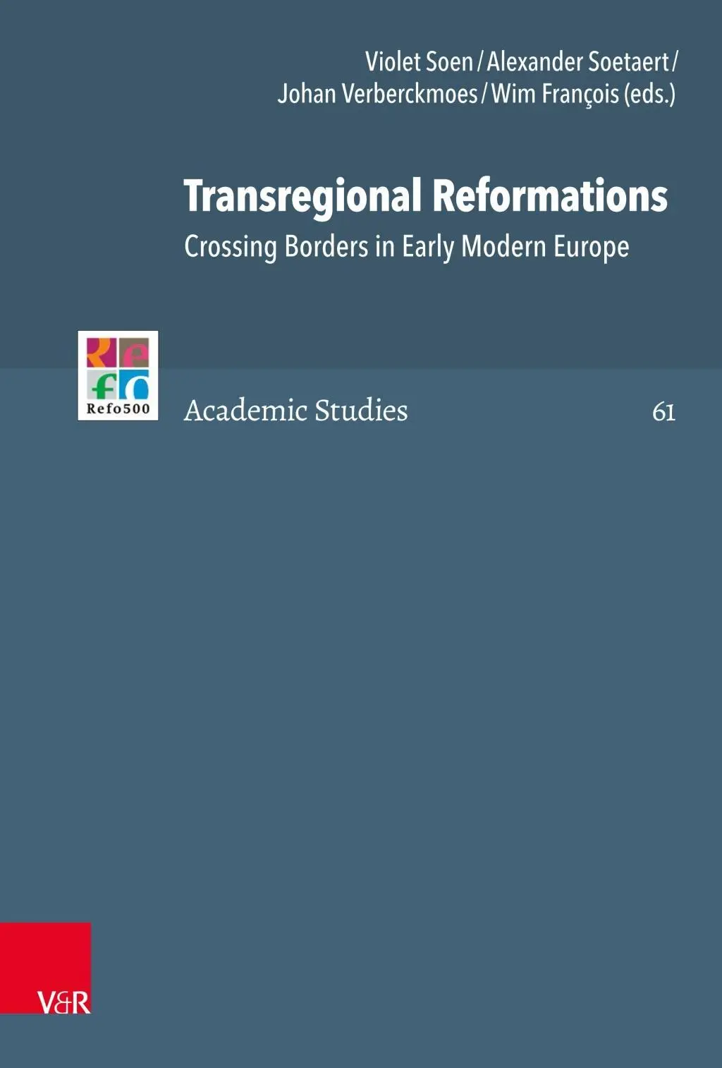 Cover: 9783525564707 | Transregional Reformations | Violet Soen | Buch | 377 S. | Englisch
