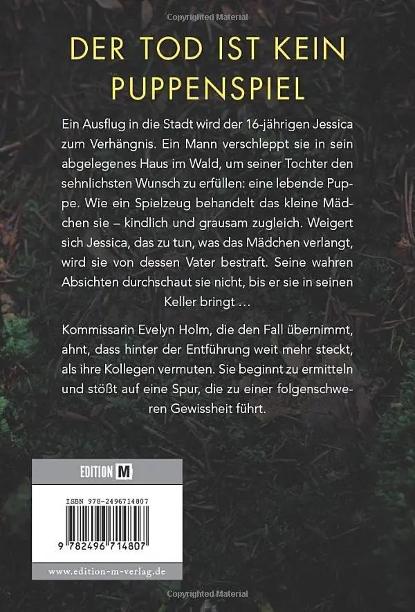 Rückseite: 9782496714807 | Der Puppenwald | Saskia Calden | Taschenbuch | 382 S. | Deutsch | 2024