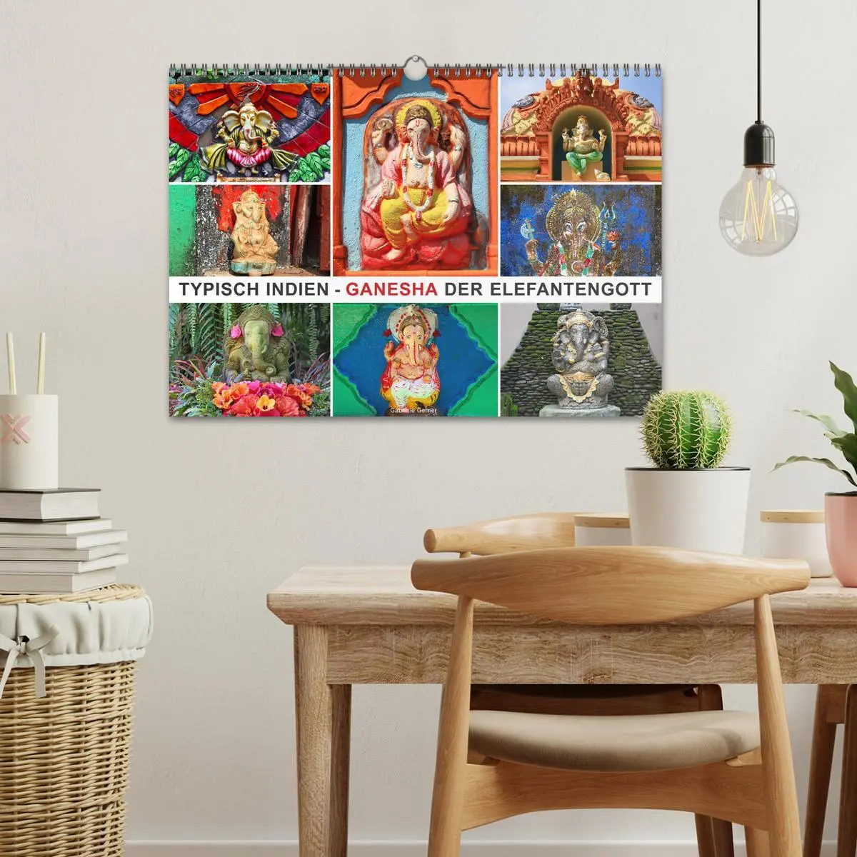 Bild: 9783457314807 | Typisch Indien - Ganesha der Elefantengott (Wandkalender 2026 DIN...