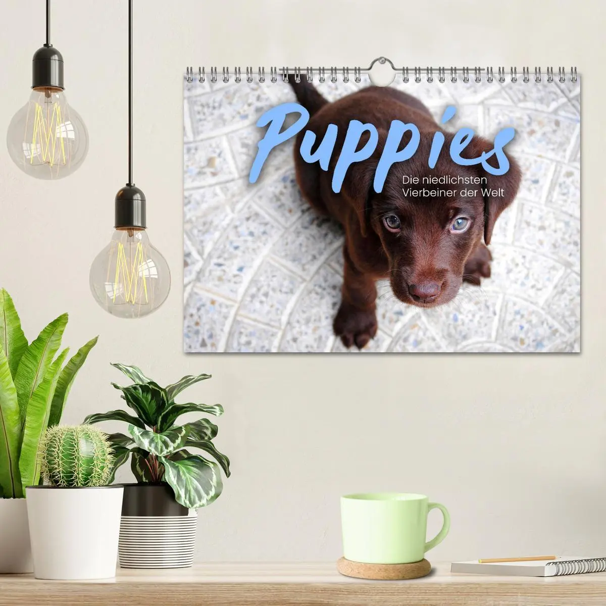 Bild: 9783457554807 | Puppies - Die niedlichsten Vierbeiner der Welt. (Wandkalender 2026...