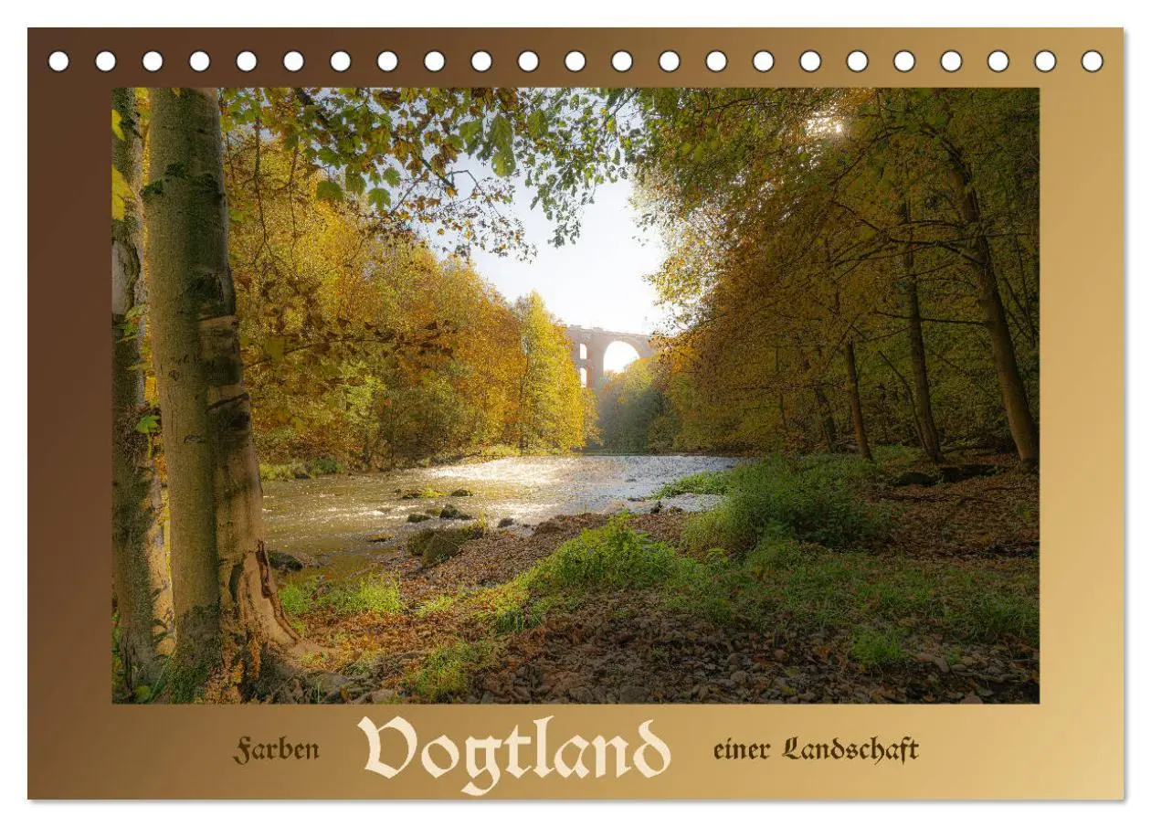 Cover: 9783457794807 | Vogtland - Farben einer Landschaft (Tischkalender 2026 DIN A5...