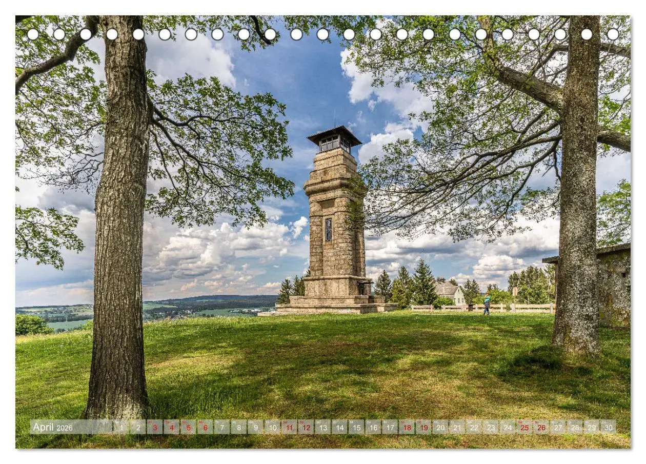 Bild: 9783457794807 | Vogtland - Farben einer Landschaft (Tischkalender 2026 DIN A5...